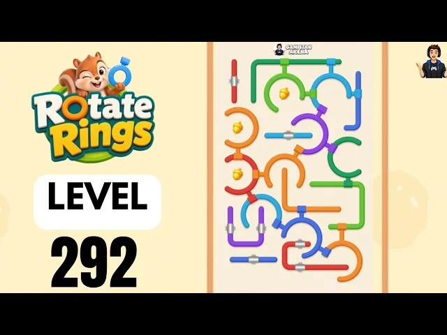 Rotate Rings Level 292 board layout