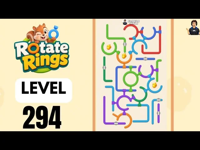 Rotate Rings Level 294 board layout