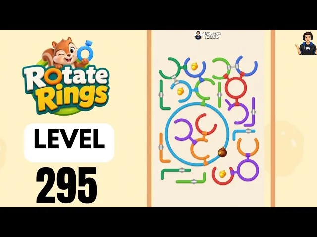 Rotate Rings Level 295 board layout