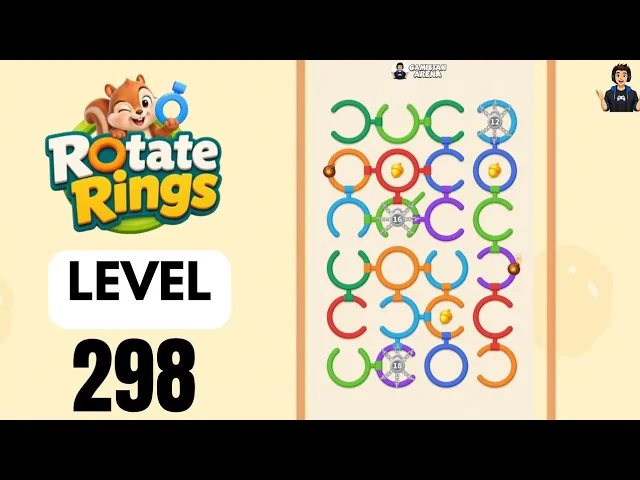 Rotate Rings Level 298 board layout