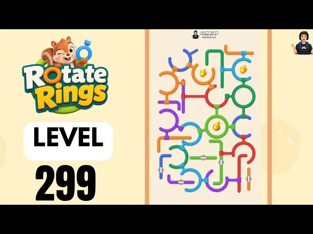Rotate Rings Level 299 board layout