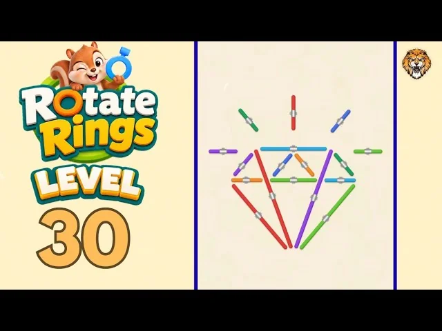 Rotate Rings Level 30 board