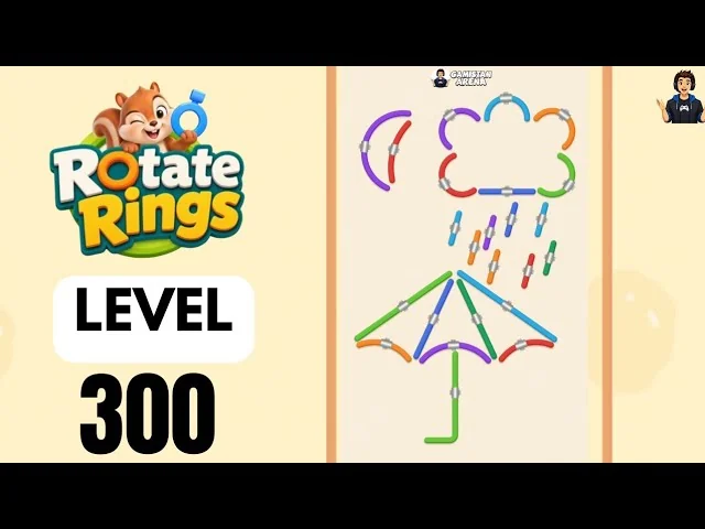 Rotate Rings Level 300 board layout