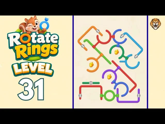 Rotate Rings Level 31 board