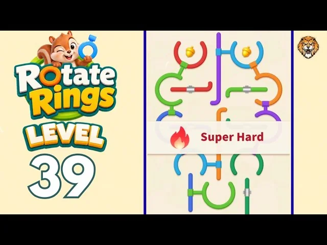 Rotate Rings Level 39 board