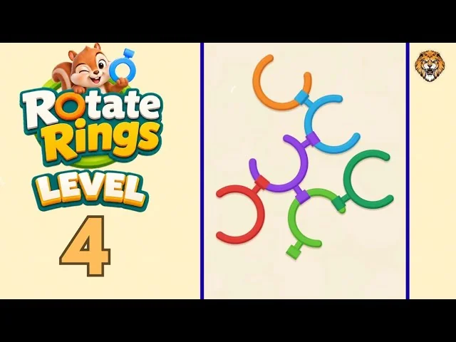 Rotate Rings Level 4 board