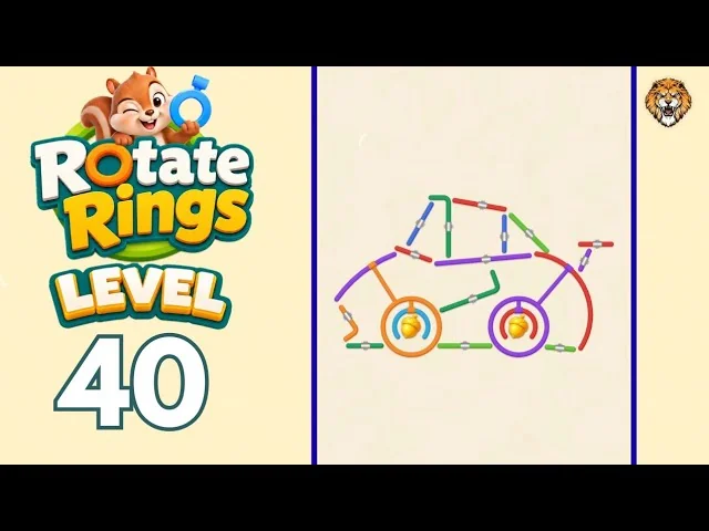 Rotate Rings Level 40 board