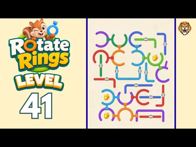 Rotate Rings Level 41 board