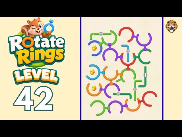Rotate Rings Level 42 board