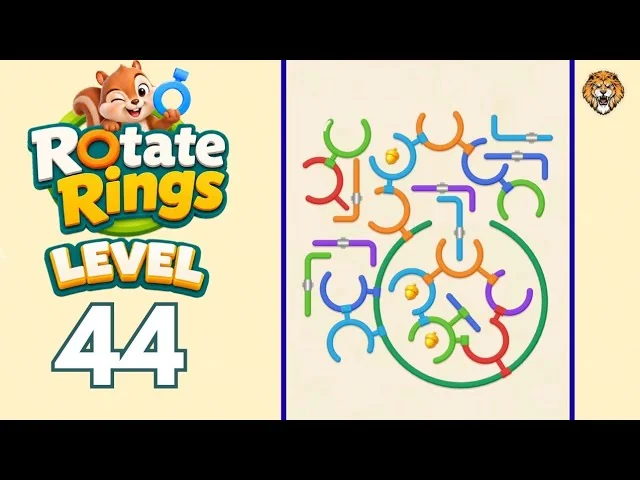 Rotate Rings Level 44 board