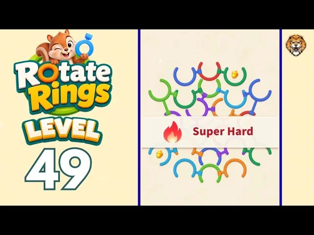 Rotate Rings Level 49 board