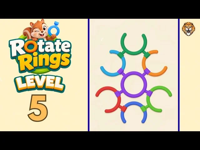 Rotate Rings Level 5 board