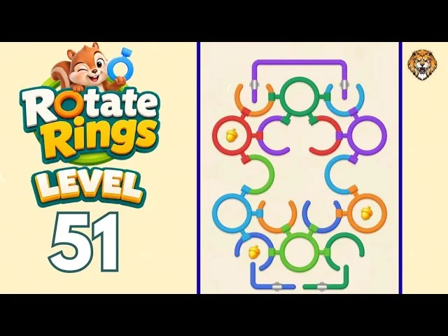 Rotate Rings Level 51 board