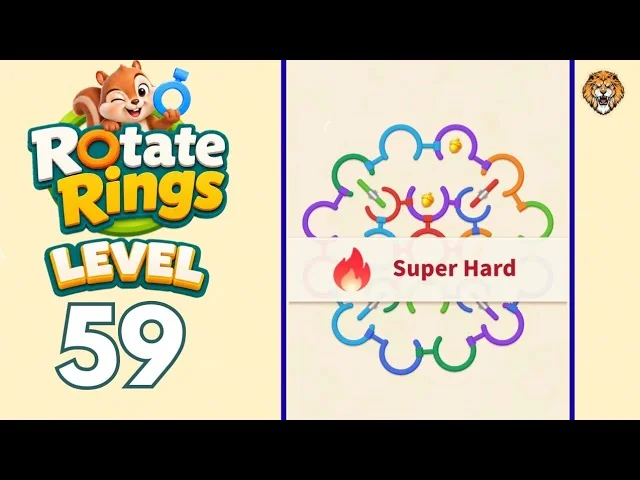 Rotate Rings Level 59 board