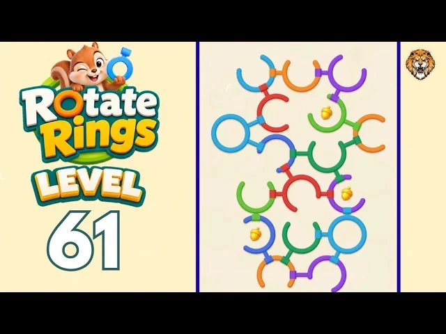 Rotate Rings Level 61 board