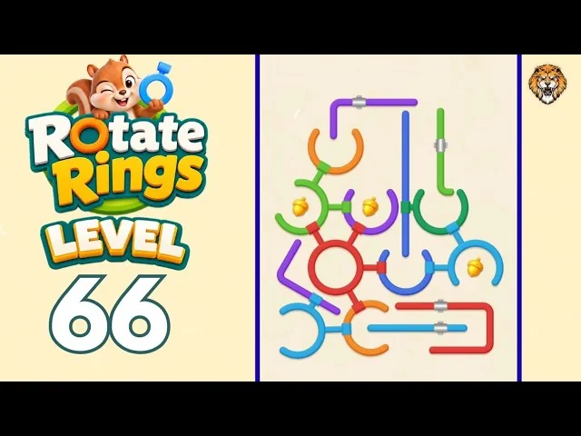 Rotate Rings Level 66 board