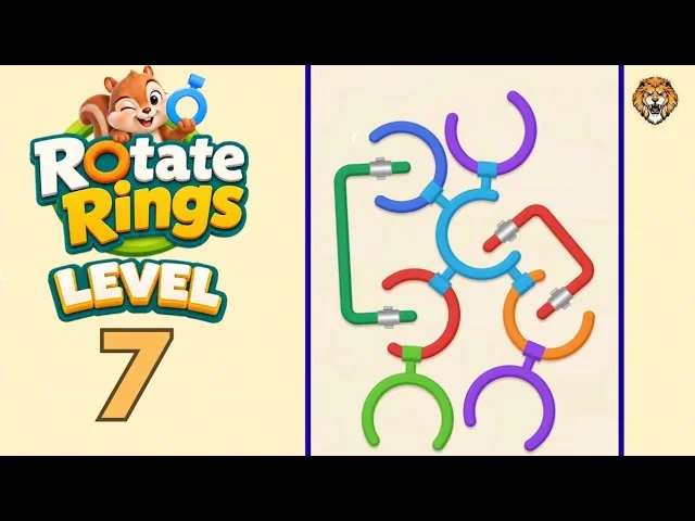 Rotate Rings Level 7 board