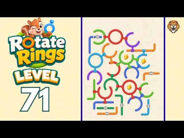 Rotate Rings Level 71 board