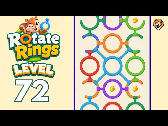 Rotate Rings Level 72 board