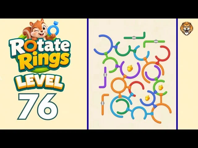 Rotate Rings Level 76 board