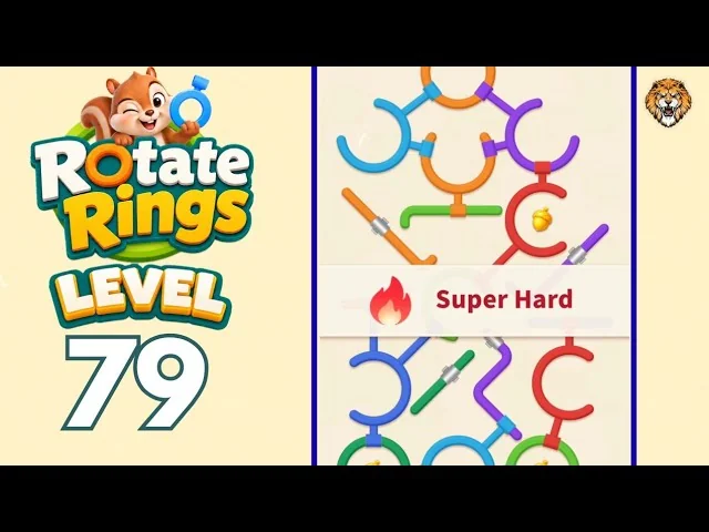 Rotate Rings Level 79 board