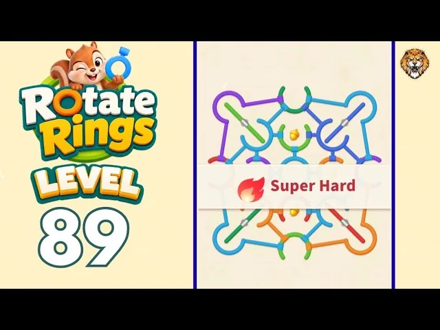 Rotate Rings Level 89 board