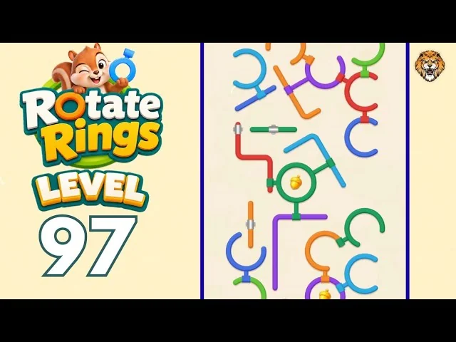 Rotate Rings Level 97 board