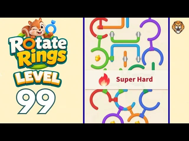 Rotate Rings Level 99 board