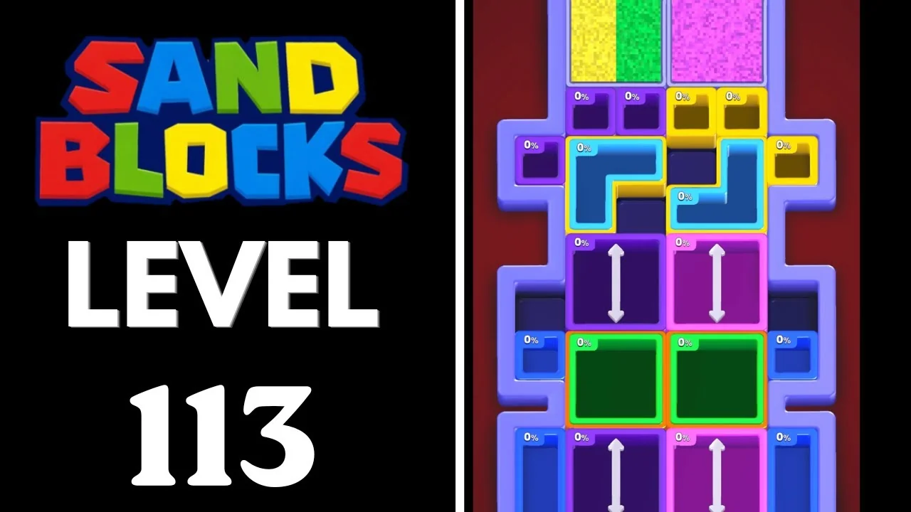 Sand Blocks Level 113 board