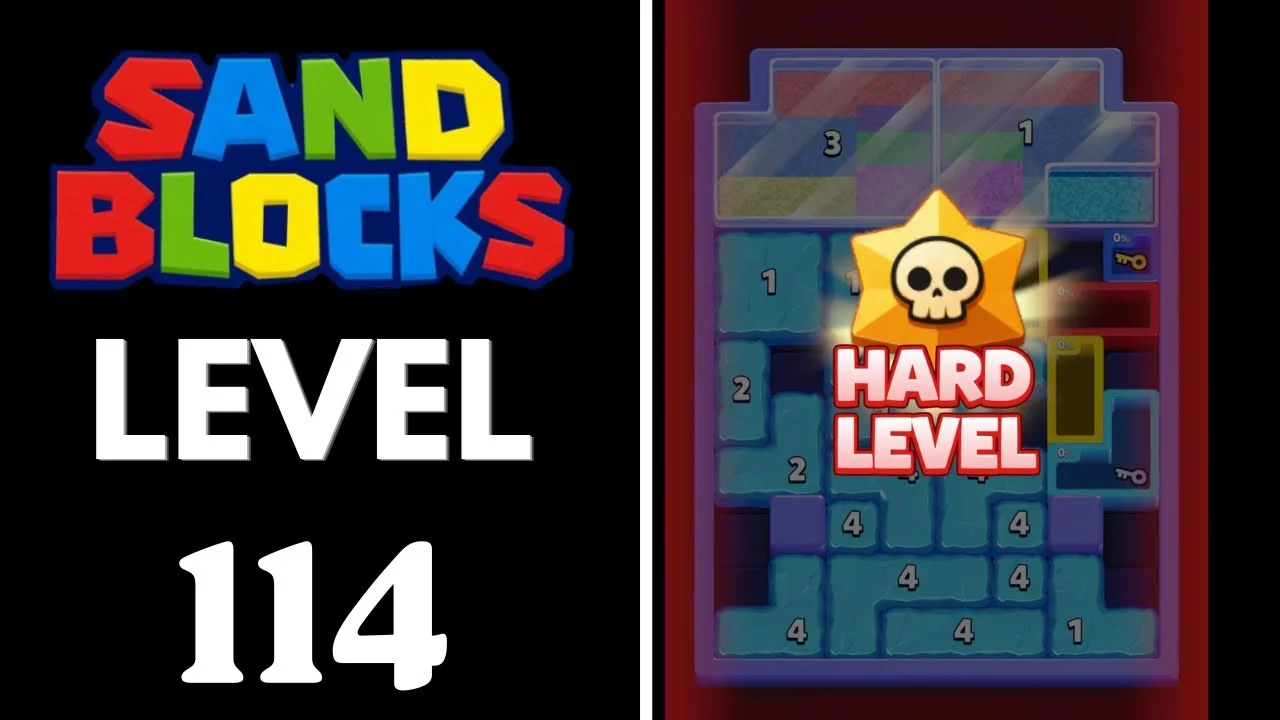 Sand Blocks Level 114 board layout