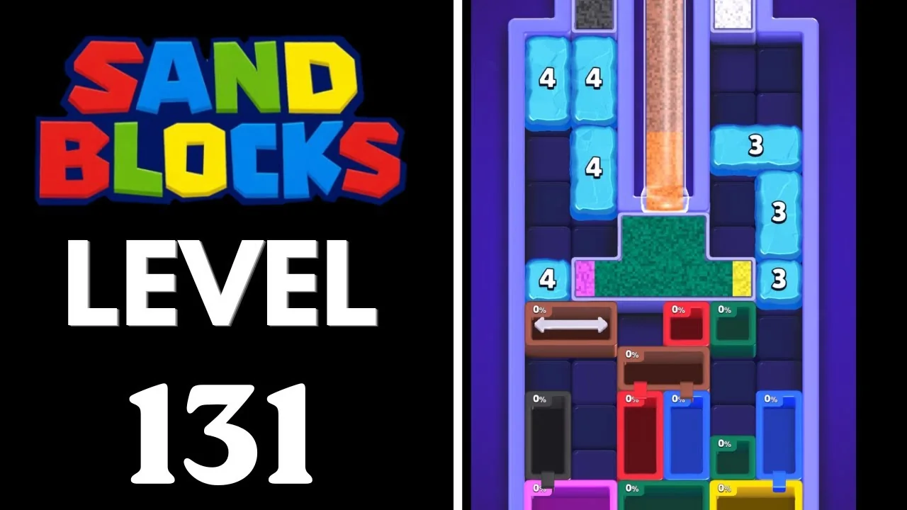 Sand Blocks Level 131 board layout