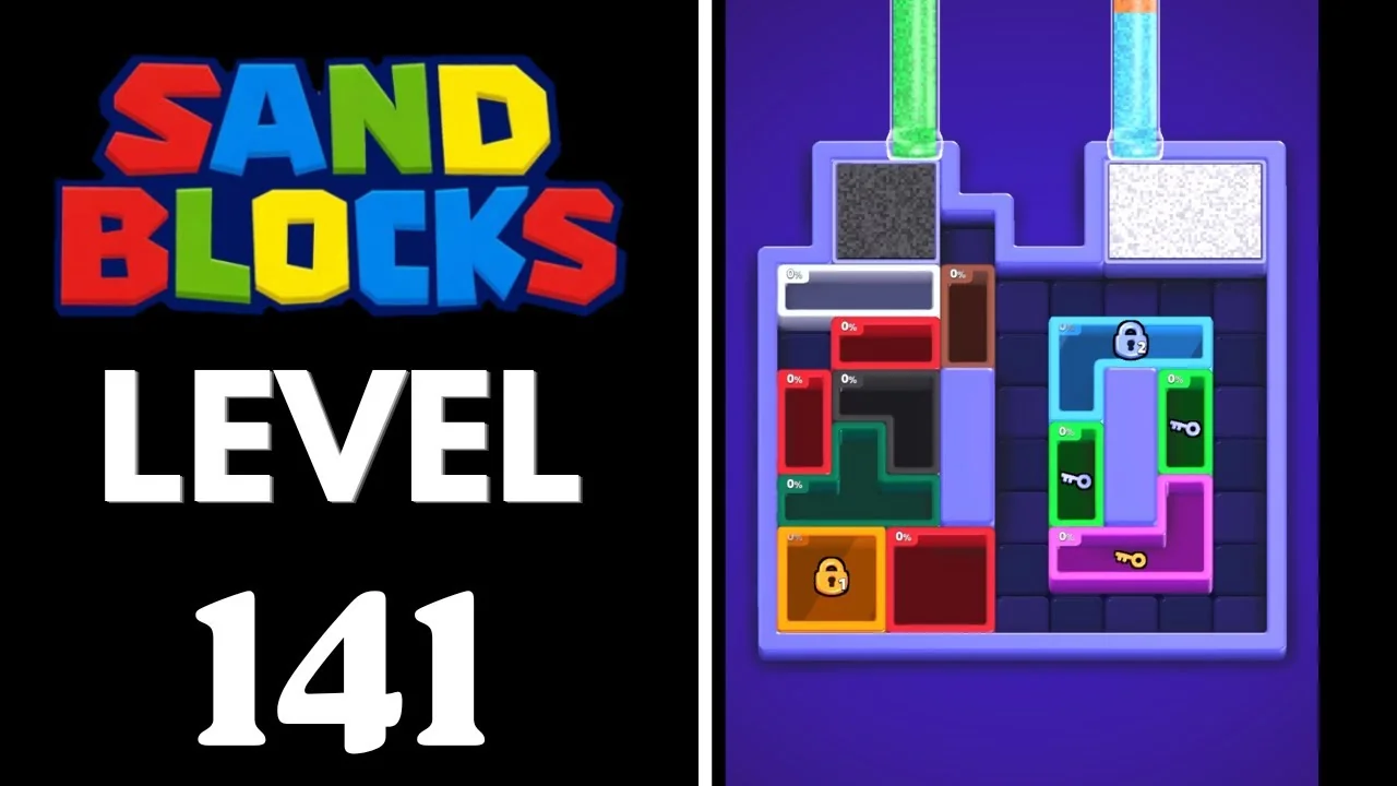 Sand Blocks Level 141 board layout