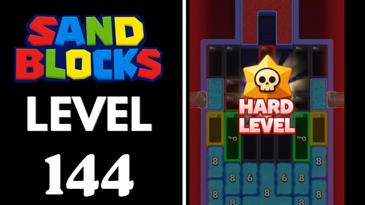 Sand Blocks Level 144 board layout