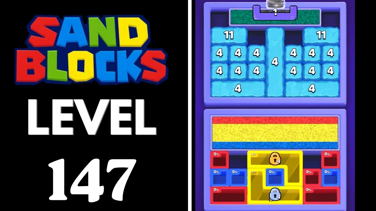 Sand Blocks Level 147 board layout
