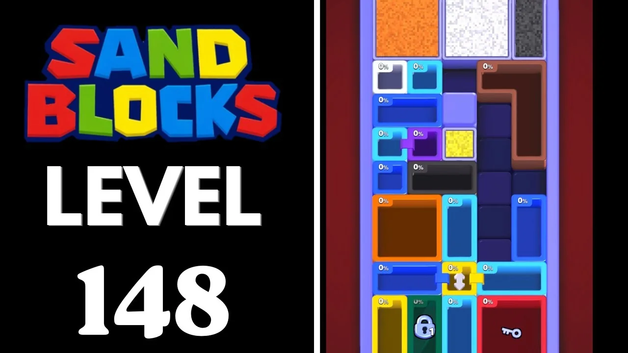 Sand Blocks Level 148 board layout
