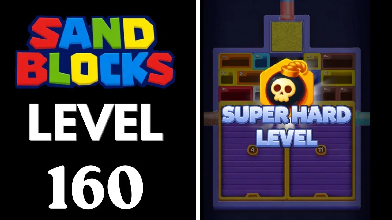 Sand Blocks Level 160 board layout