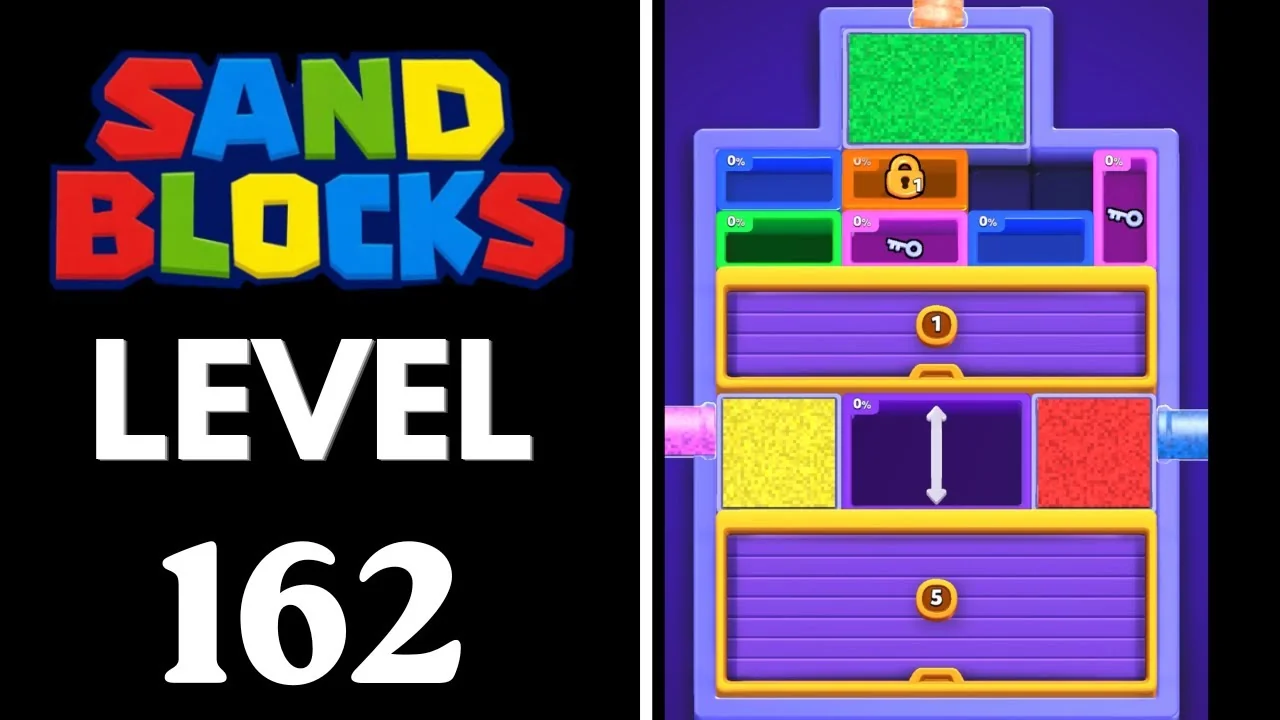 Sand Blocks Level 162 board layout