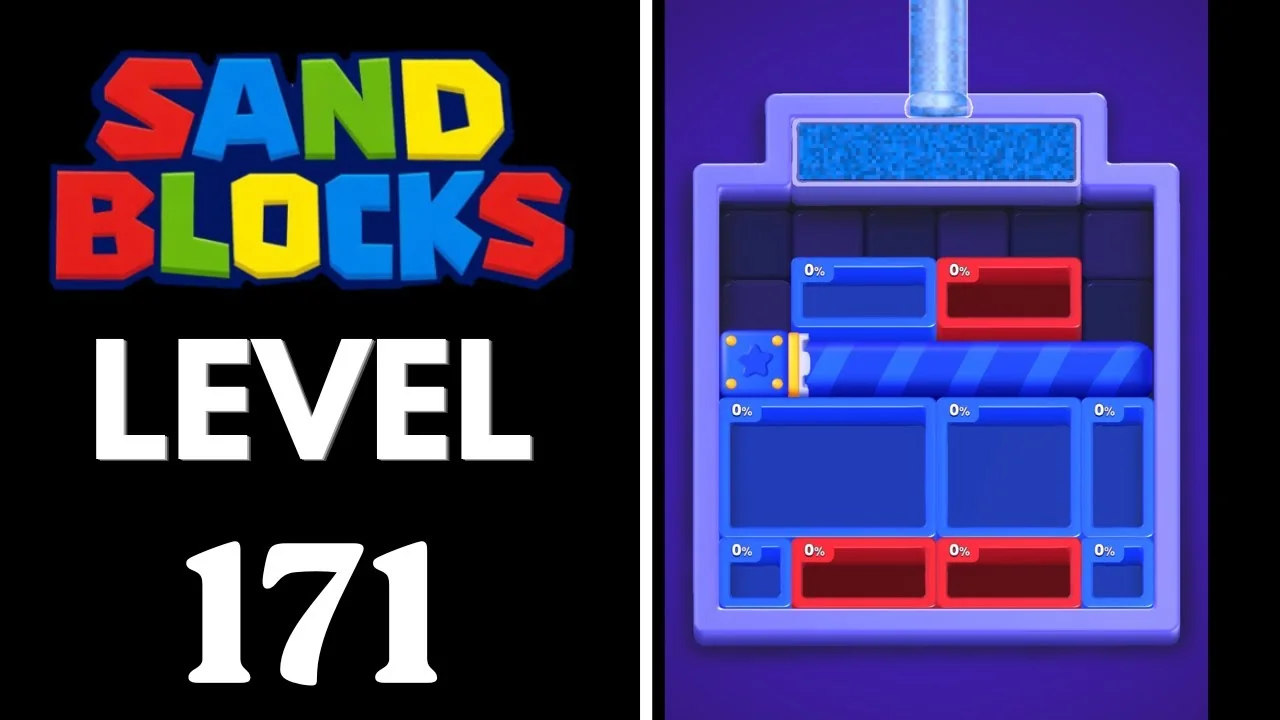 Sand Blocks Level 171 board layout
