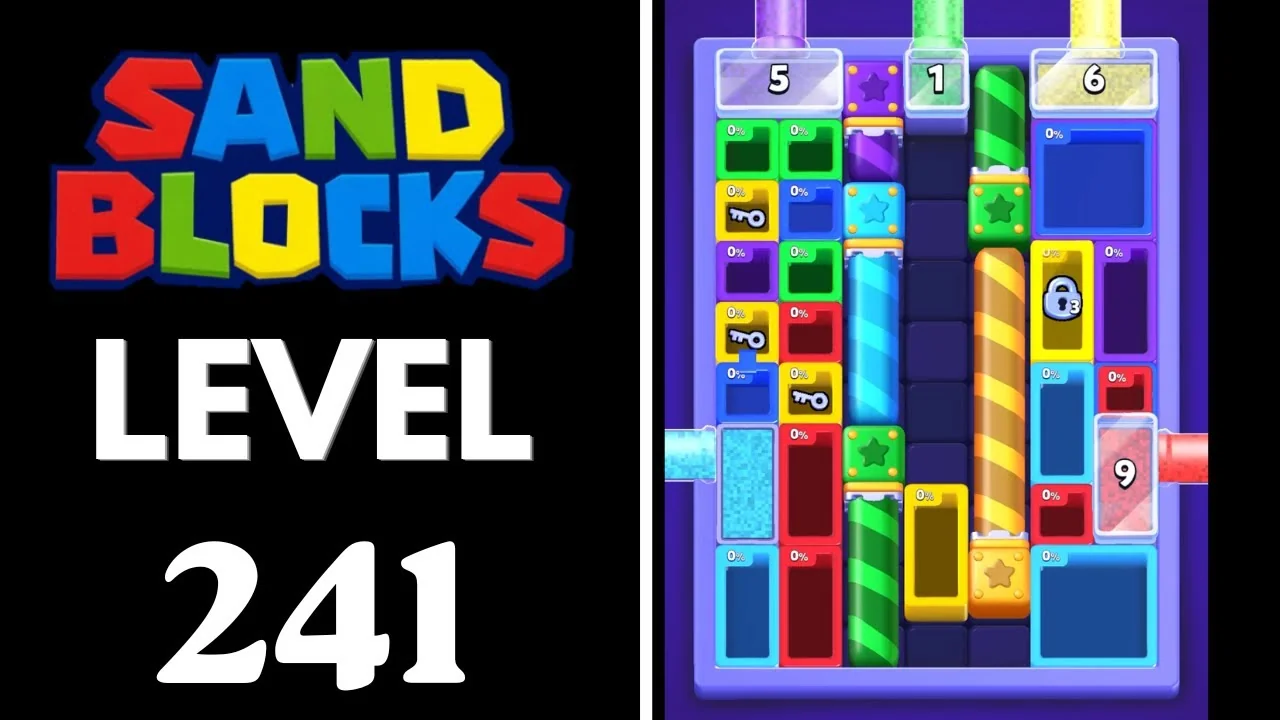 Sand Blocks Level 241 board layout