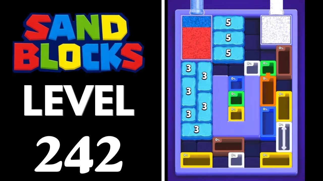 Sand Blocks Level 242 board layout