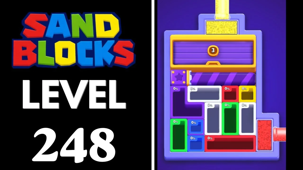 Sand Blocks Level 248 board layout