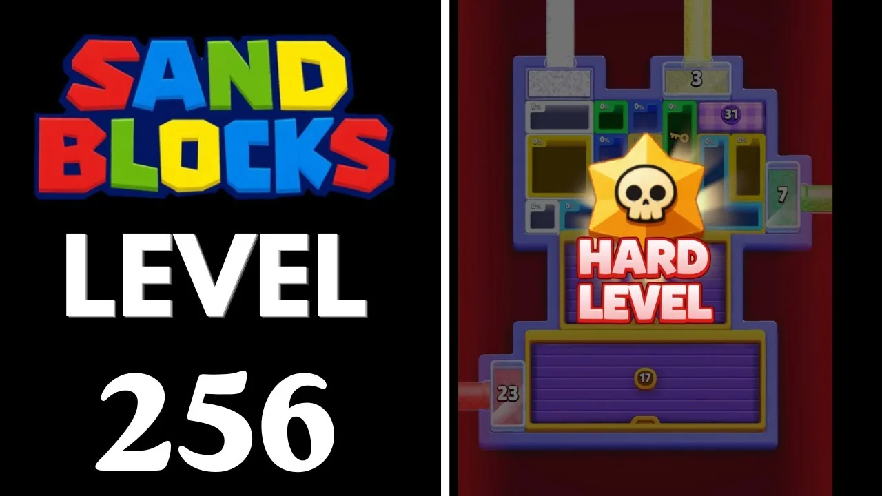 Sand Blocks Level 256 board layout