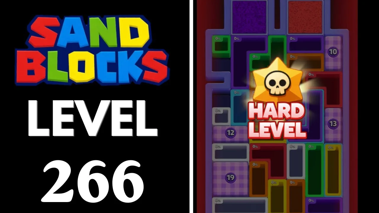 Sand Blocks Level 266 board layout