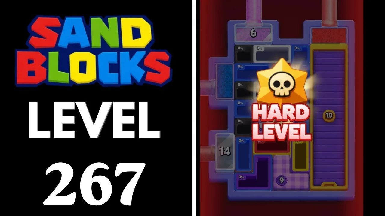 Sand Blocks Level 267 board layout