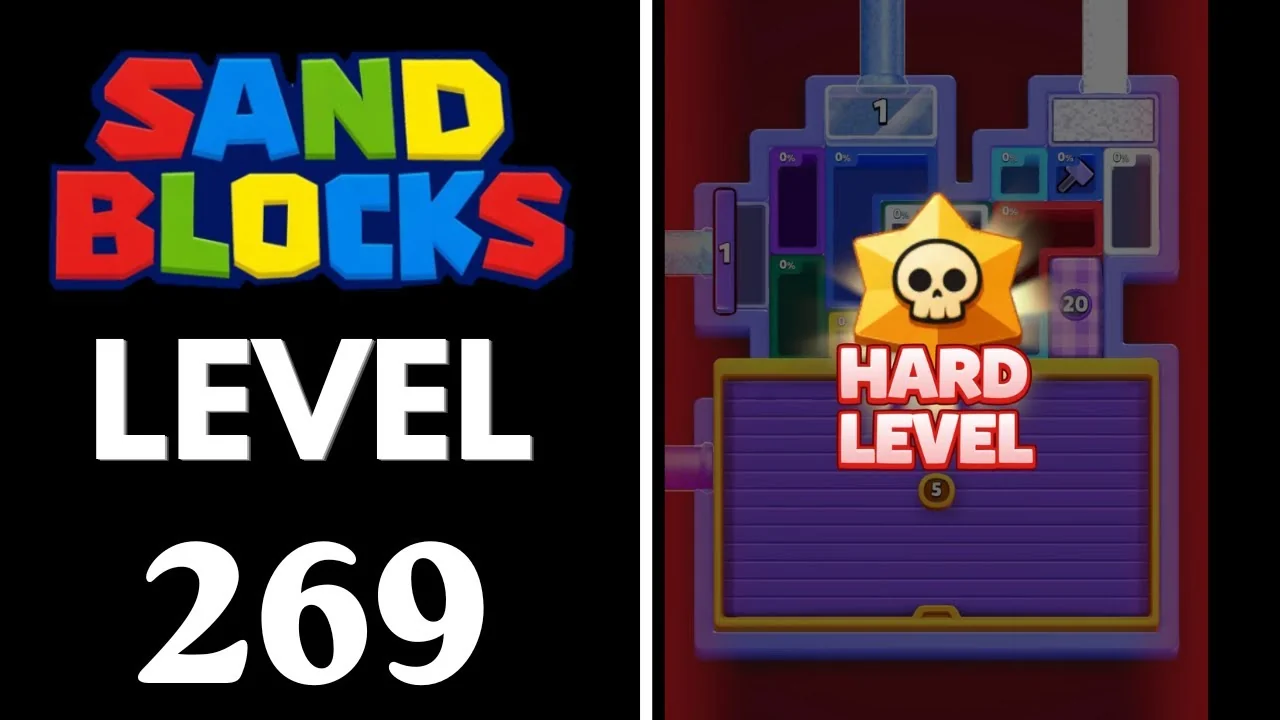 Sand Blocks Level 269 board layout
