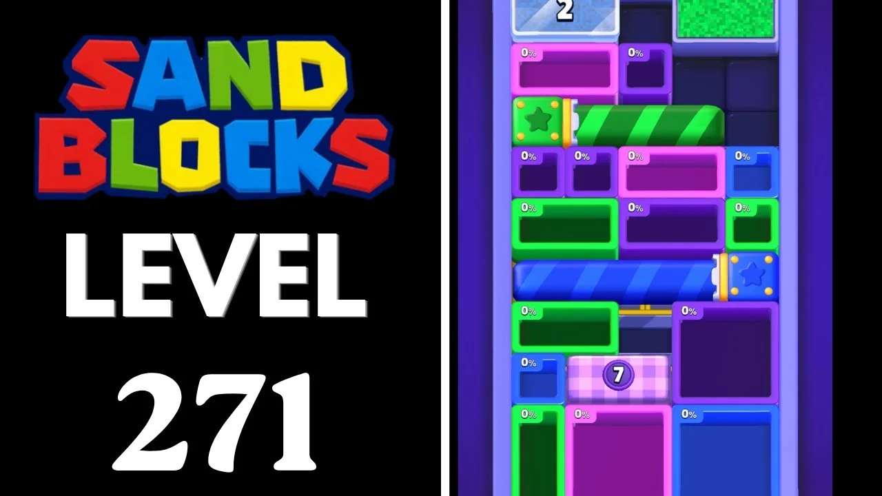 Sand Blocks Level 271 board layout