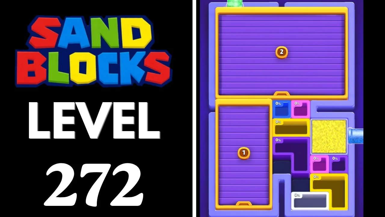 Sand Blocks Level 272 board layout