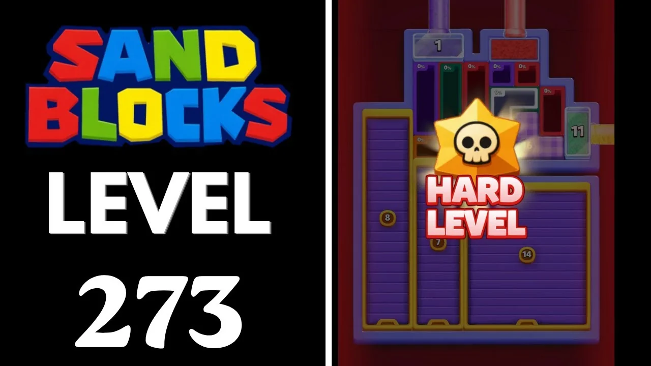 Sand Blocks Level 273 board layout