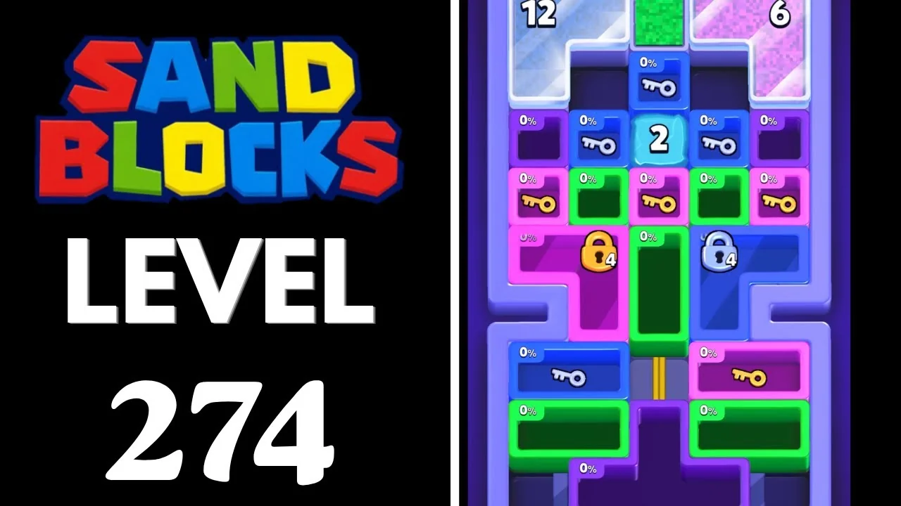 Sand Blocks Level 274 board layout