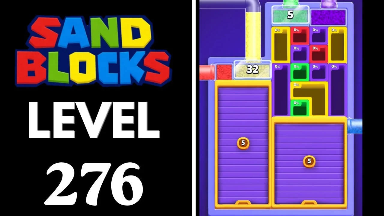 Sand Blocks Level 276 board layout